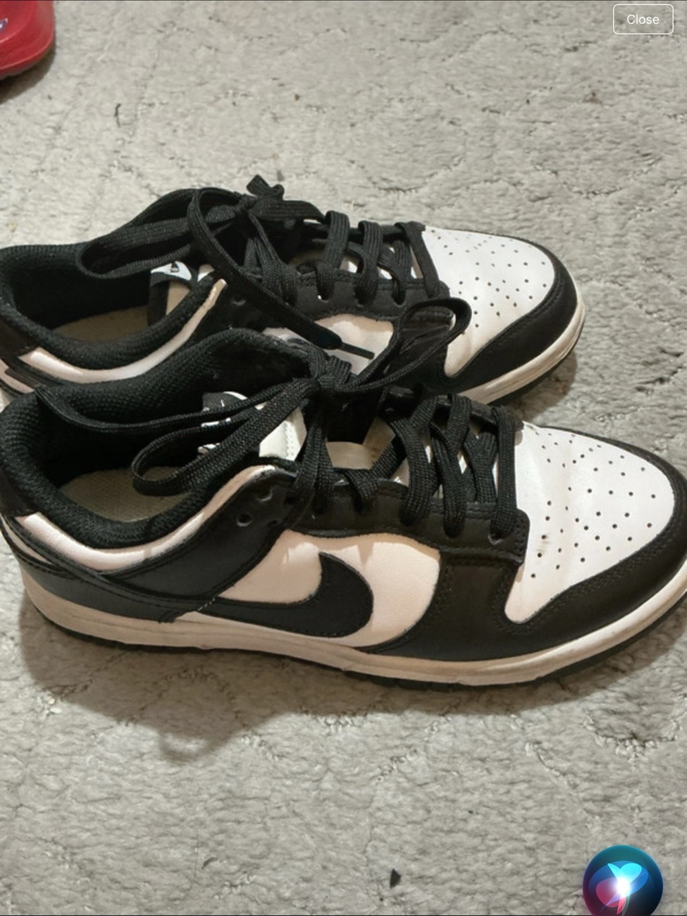 Nike Black & White Low-Top Swoosh Sneakers